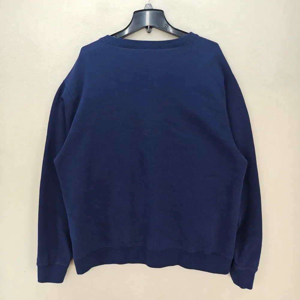 GUCCI MEN'S XL MADE IN ITALY BLUE CREWNECK SWEATSHIRT WORN TWICE